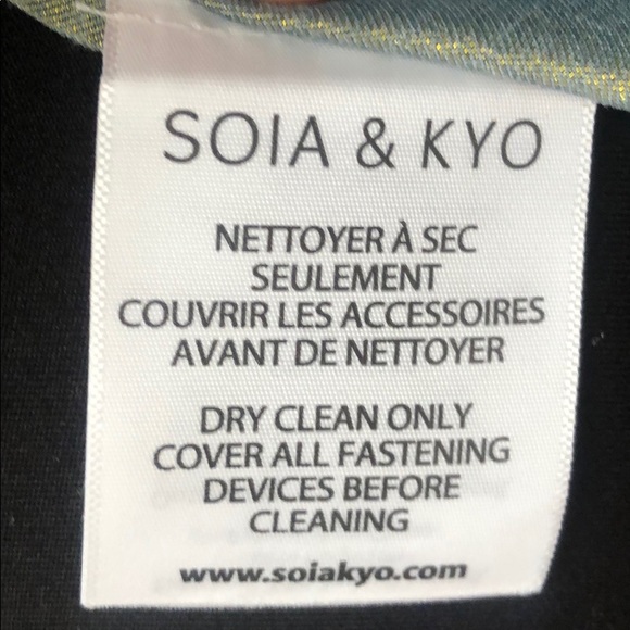 SOIA & KYO Stefie Chambray Denim Coat - Picture 6 of 8